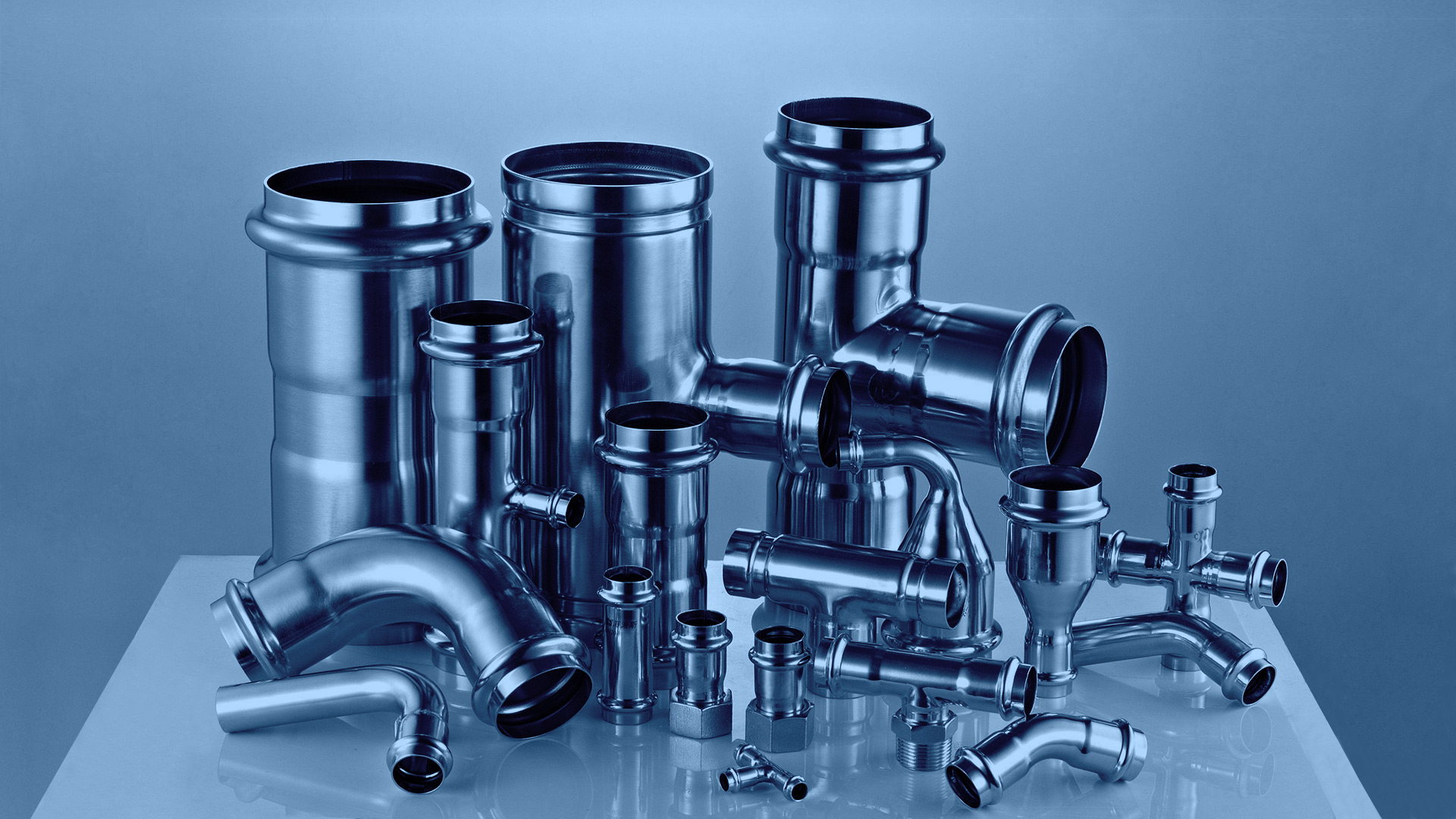 不銹鋼轉(zhuǎn)換接頭、卡壓管件、螺紋管件